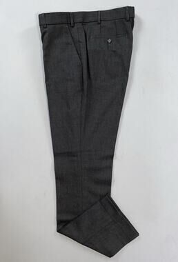 Brook Taverner 1912 Flat Front Stretch Brushed Poly-Wool Dress Pants. 36X33.5.